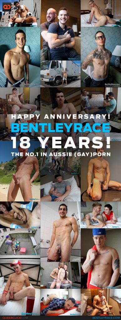 The Bentley Race 18th birthday celebrated with Queerclick the best porn blog on the internet