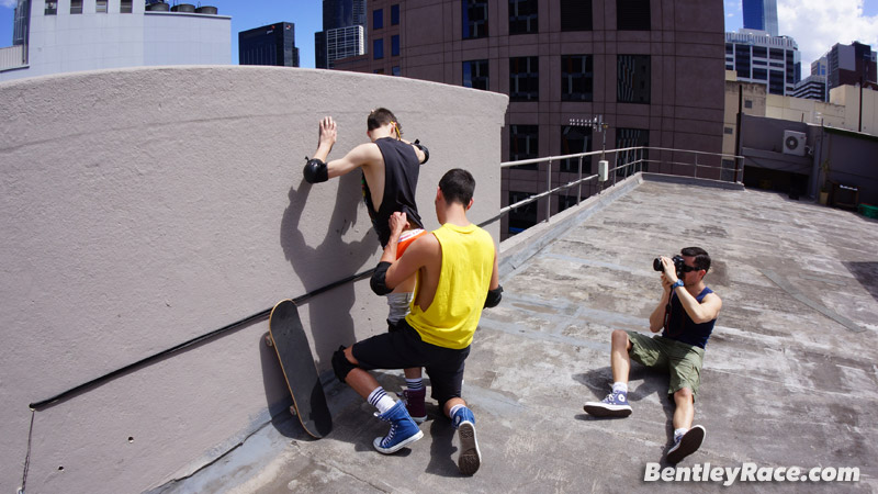 Outdoor gay porn being shot in Australia